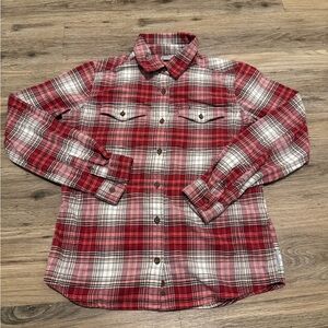 Red Plaid Women's Shirt